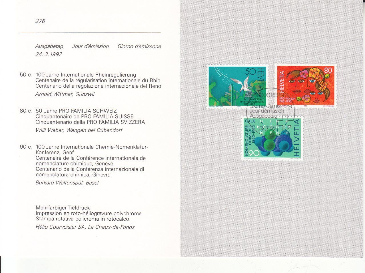 Alle Briefmarken: Faltblätter PTT SBK 276 mit ET – Gebraucht aus Bürglen TG von StampGraf