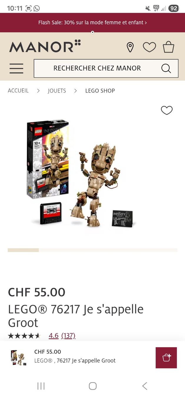 Lego Baukästen: Lego Je s'appelle Groot Infinity Saga – Neu und originalverpackt aus La Chaux-de-Fonds von little_bubble 1
