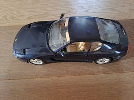 Ferrari 456 GT Modellauto dunkelblau, sehr guter Zustand