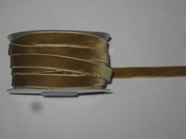 Samtbändeli gold 10mm breit