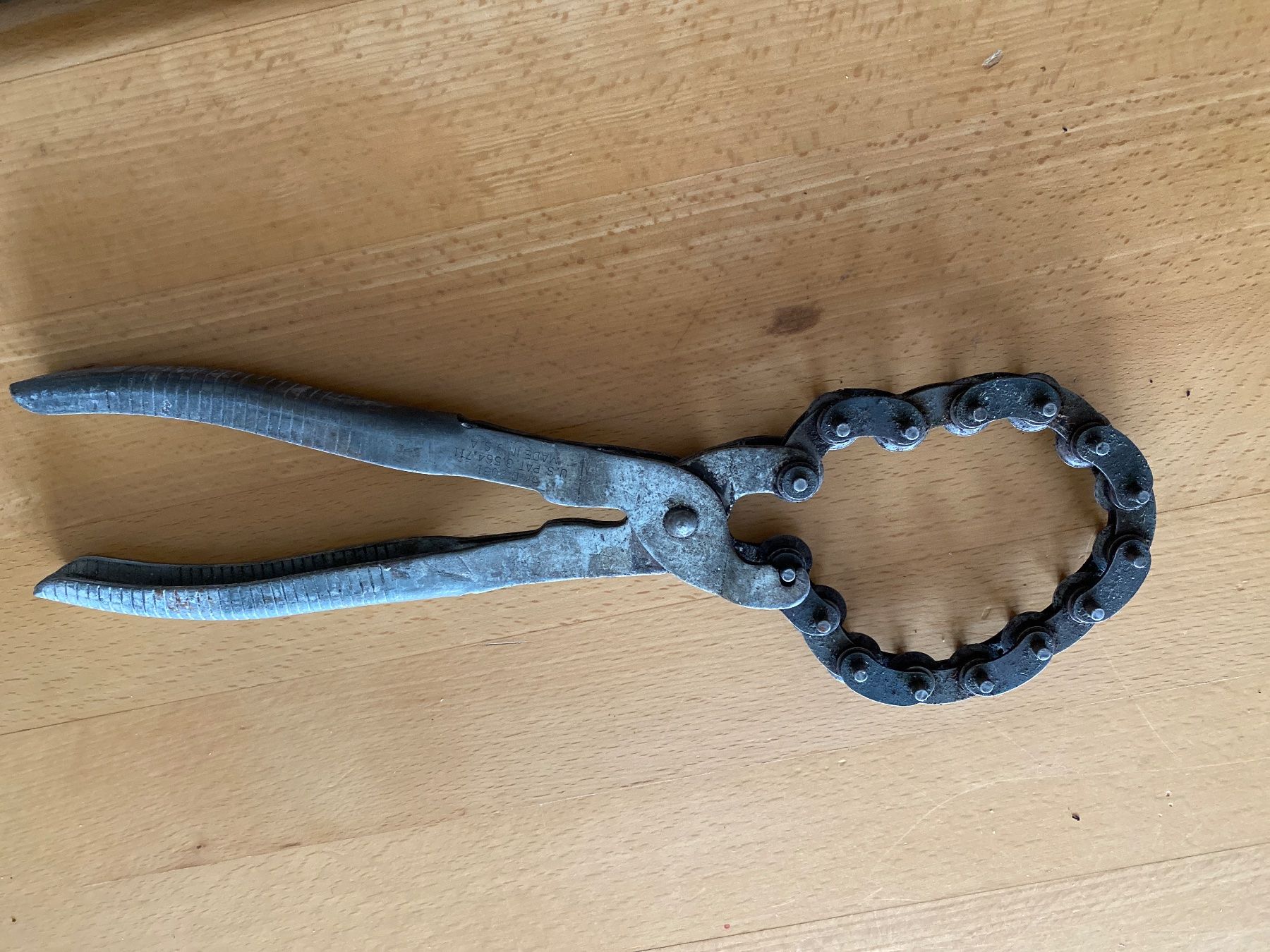 Alle Werkzeuge: Ketten Rohrschneider US Patent – Gebraucht aus Mülligen von Flockenstiel 2