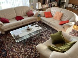 3-2-1 Sofas / Polstergruppe mit Salontisch und Seitentisch