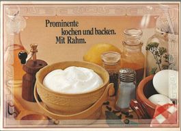 Prominente kochen und backen mit Rahm 1976