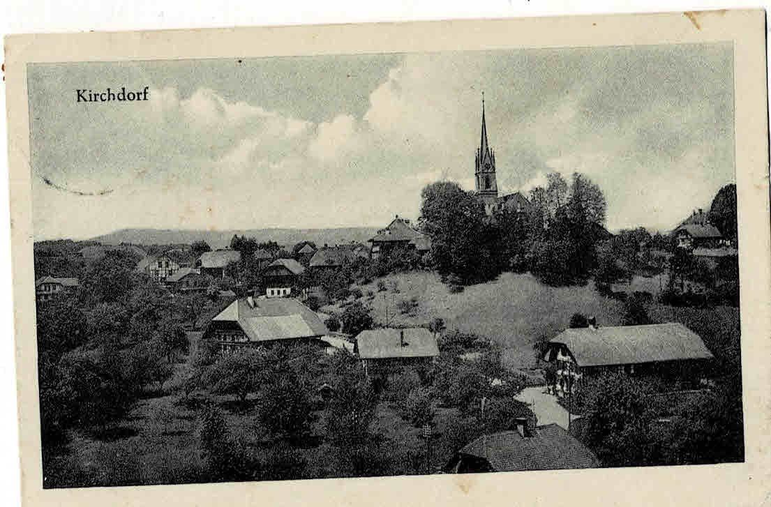 Cartoline postali: Kirchdorf 1927 – Usato da Sulz AG venduto da Oberdanne8