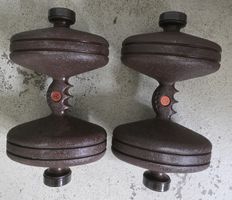 Vintage Kurzhanteln (2er Set) – Befüllbar mit Sand/Wasser