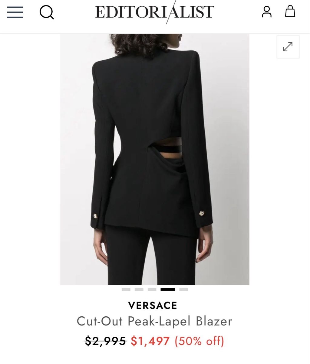 Versace Giacche: Versace Blazer Gr. 40 , neue – Nuovo (secondo la descrizione) da Jonen venduto da dibbern 1