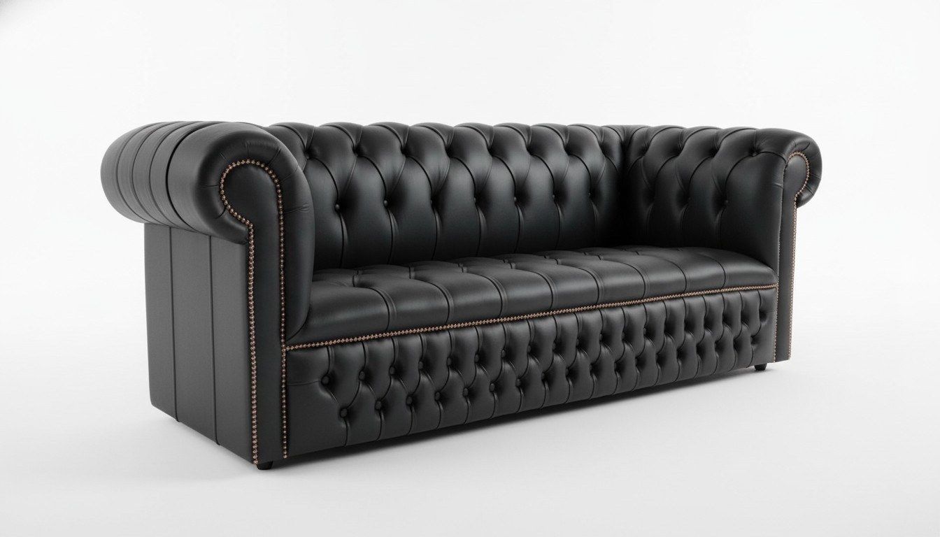 Sofas: Schwarze Designer Sofa Couch Polster XXL 3 Sitzer Big Sofas – Neu und originalverpackt aus Zug von jvmoebel-schweiz