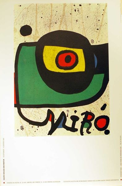 Fotografie & Manifesti: Miró Juan – Nuovo (secondo la descrizione) da Bern venduto da Vintage-Art-Poster