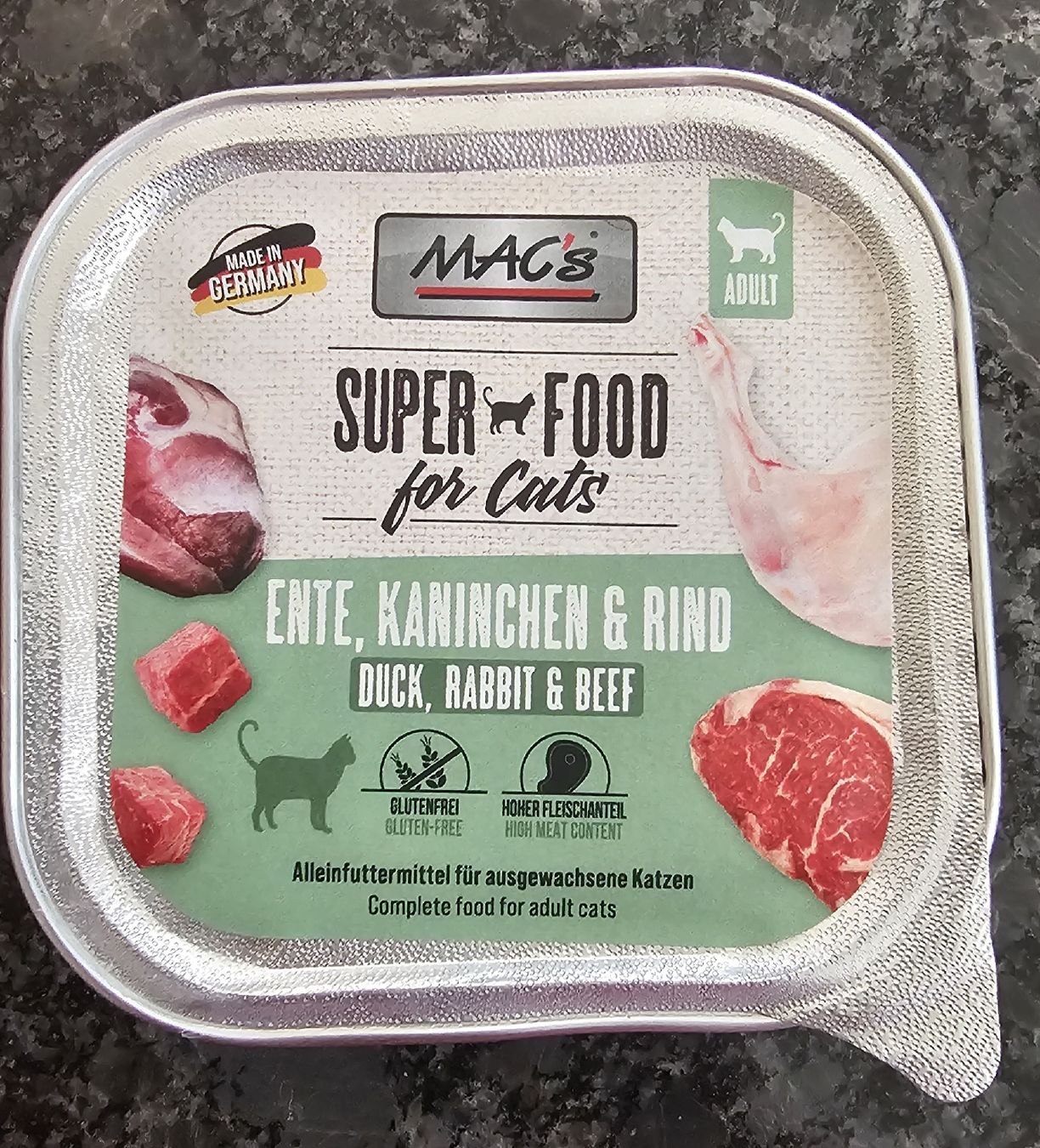 Futter: 10 Portionen Katzenfutter von MAC's – Neu und originalverpackt aus Grosshöchstetten von Chaotik-Reptil