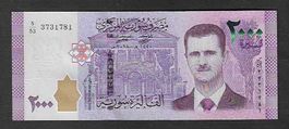 Syria  2.000  Pounds  Bankrisch