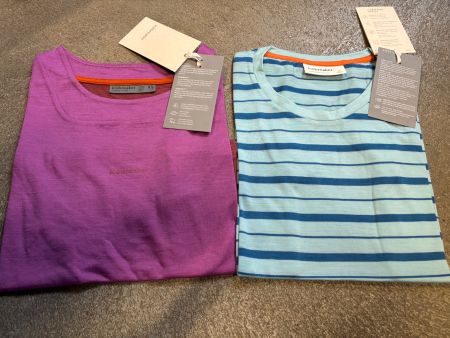 T-shirts Mérinos Icebreaker Femme Taille XS pack 2