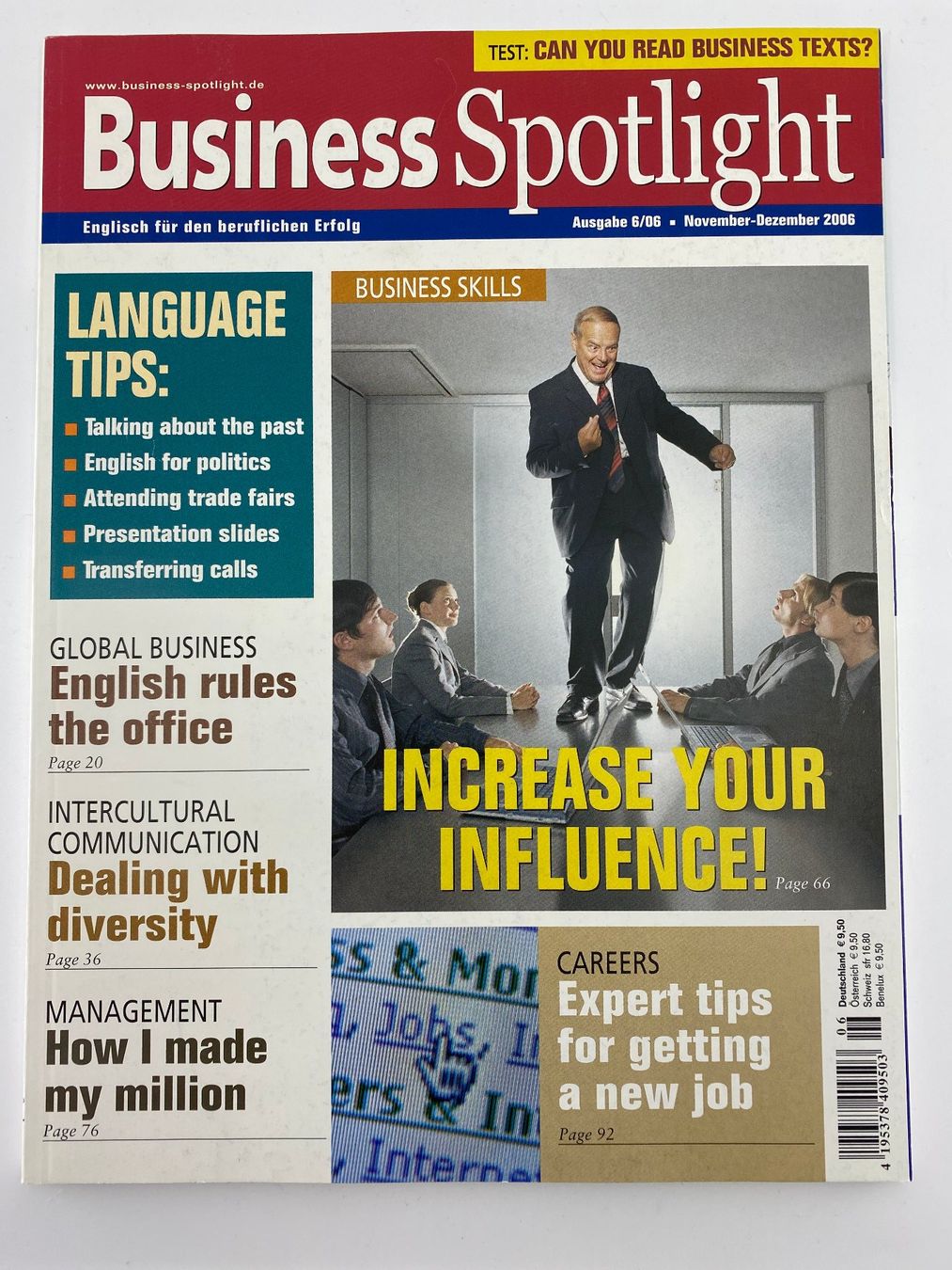 Riviste & Magazine: Business Spotlight - Increase your Influence – Usato da Langwiesen venduto da Restposten-24