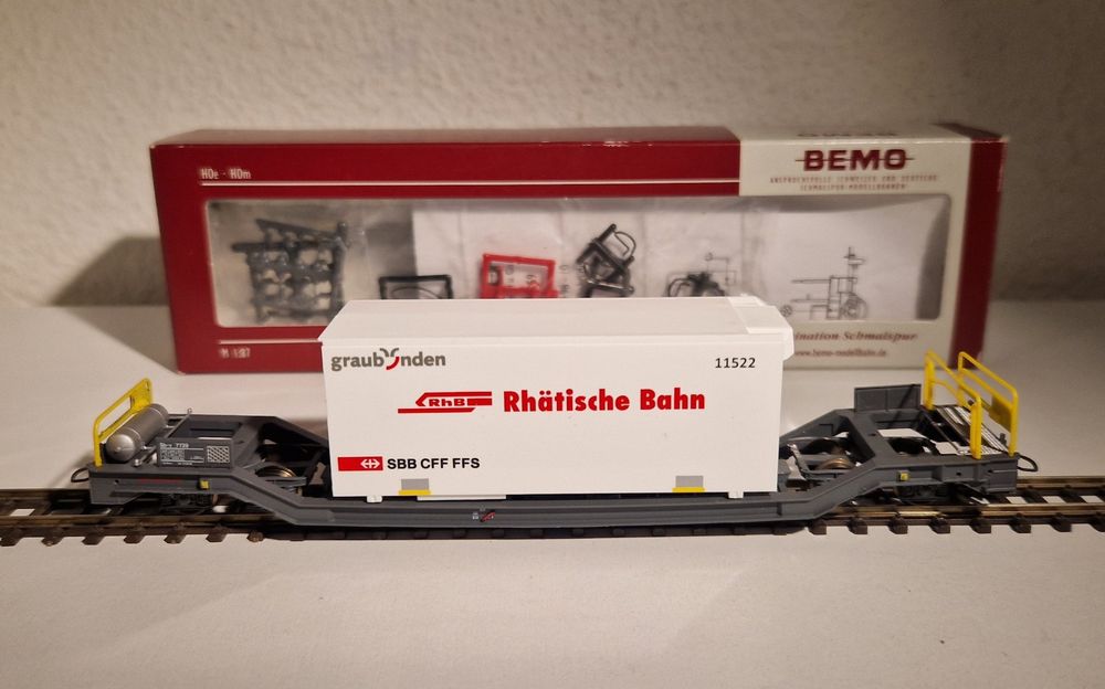 ACME 40276 WAGON Sggrmss GTS RAIL + 2 container 1/87 HO