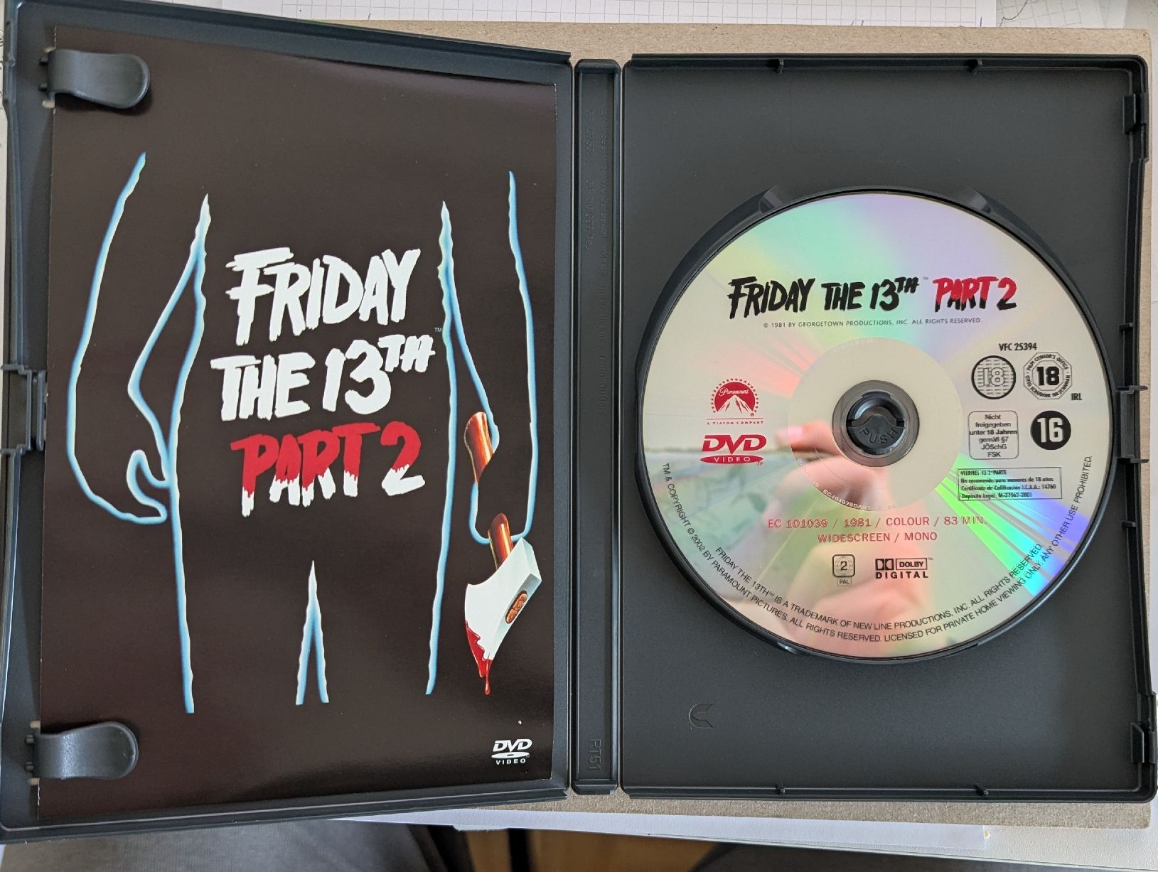 Tutti i DVDs: Friday the 13th Part 2 – Usato da Aarau venduto da usmichi 2