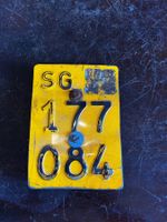 SG Mofa Nummernschild