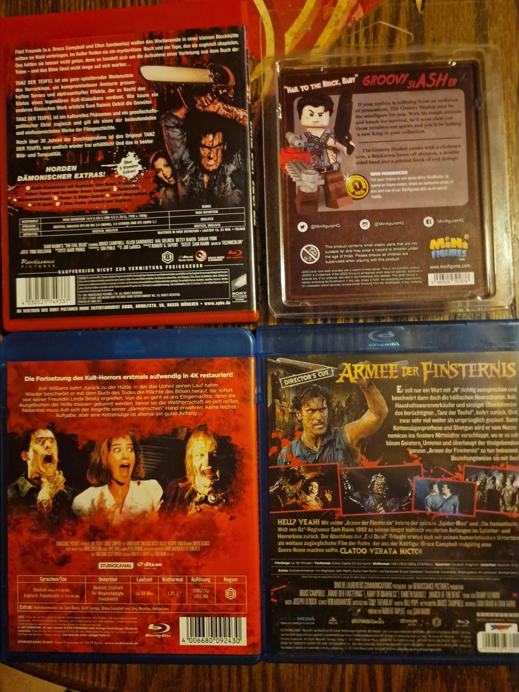 Tutti i DVDs: Evil Dead Blu-ray Collection mit Ash minifigur – Usato da wünnewil venduto da mar_f2z8 1