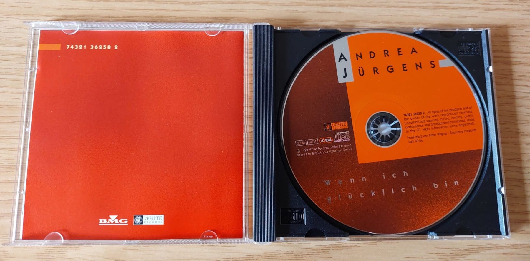 CD: CD: Andrea Jürgens - "Wenn ich glücklich bin" – Usato da Urtenen-Schönbühl venduto da Kahru 2