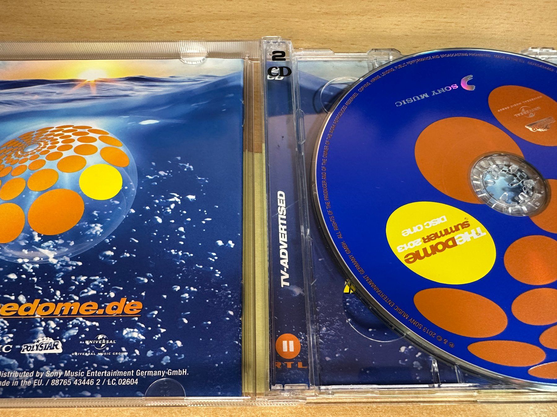 CD: X2 Various – The Dome Summer 2013 - 2 CD – Usato da Rikon im Tösstal venduto da Alpenmutz 2
