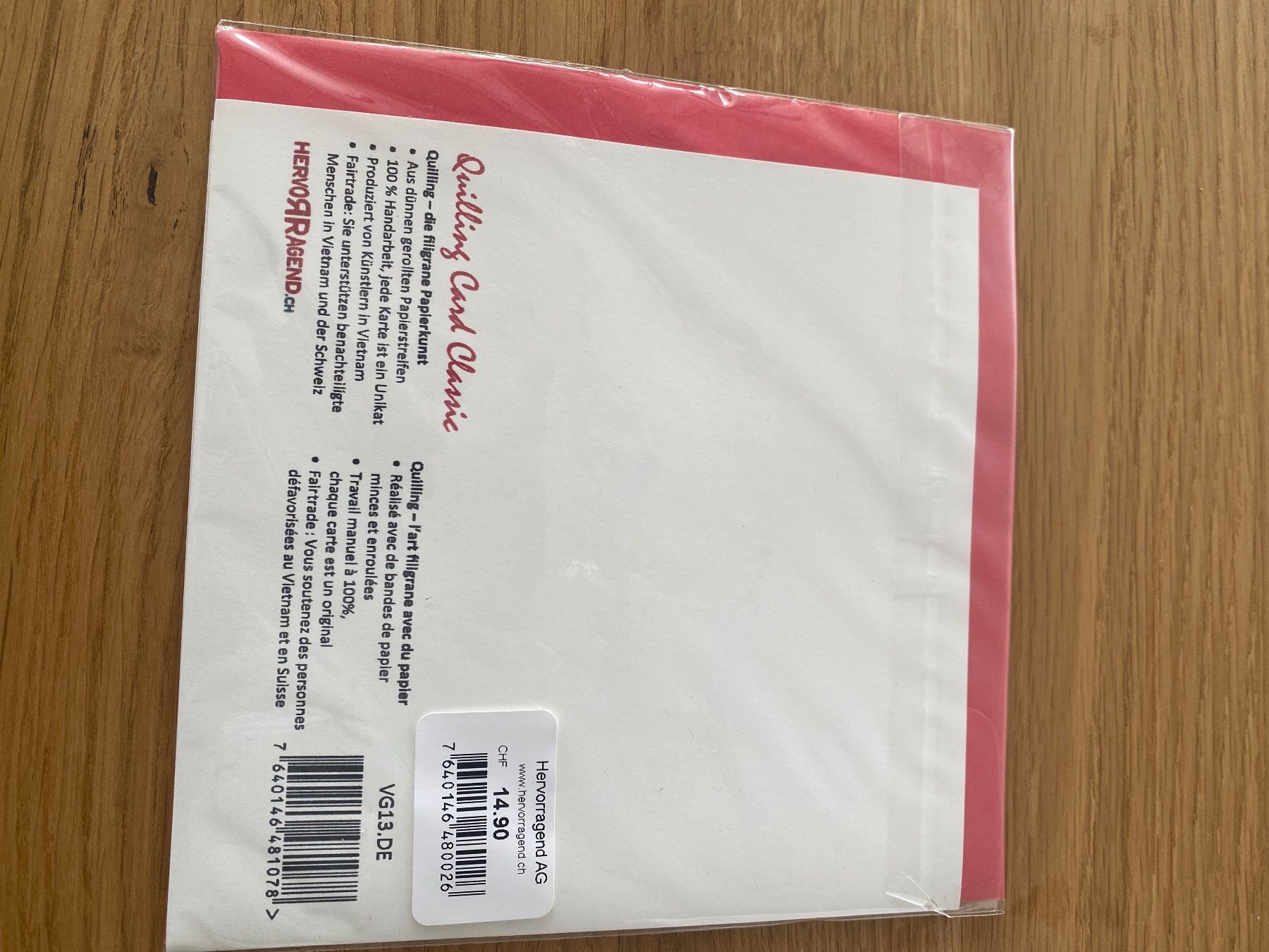 Karten: Ruhestand 2D Karte – Neu und originalverpackt aus Dietikon von Beni2025 2