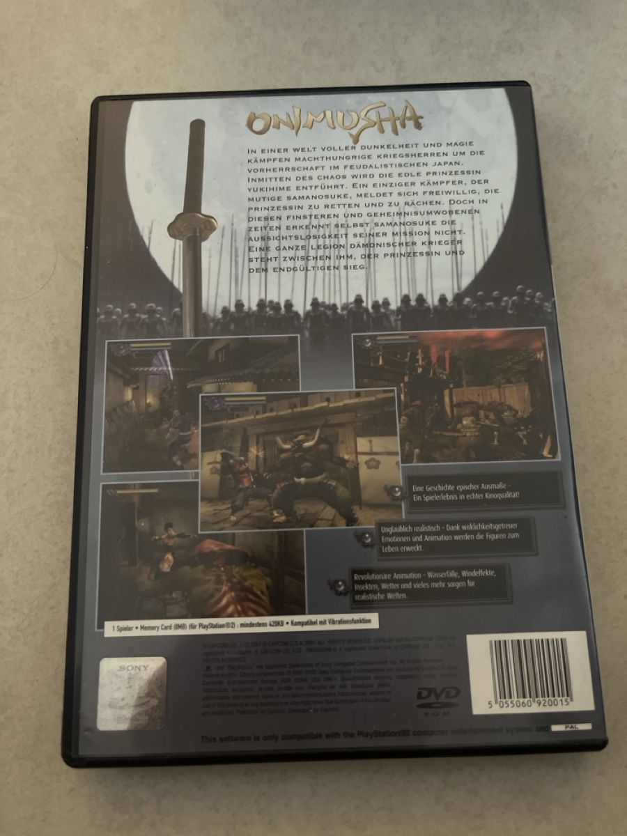 Sony Spiele: Onimusha Warlords PS2 – Gebraucht aus Suhr von  1
