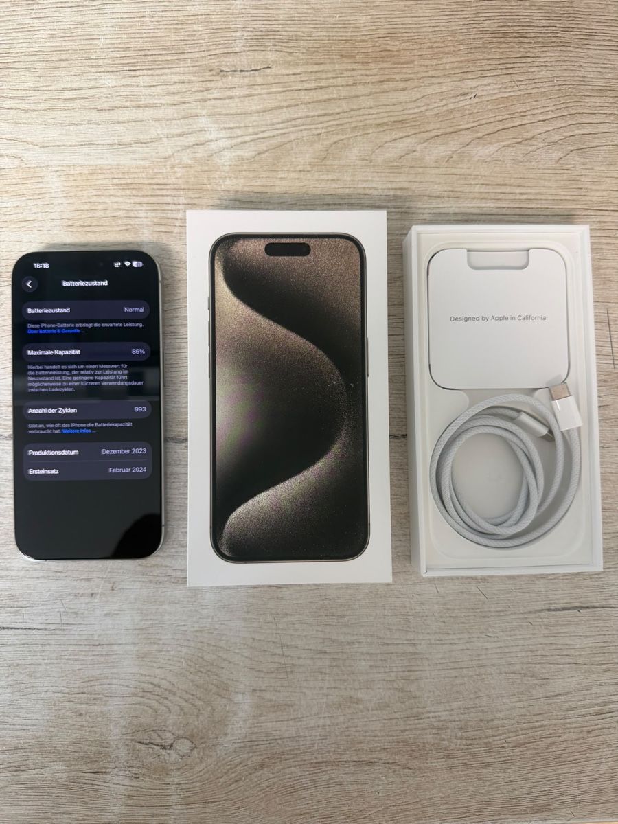 Apple Telefoni cellulari / Smartphones: iPhone 15 Pro 256 GB Grau – Usato da Rotkreuz venduto da Xpress1