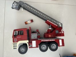Feuerwehr Leiterwagen Spielzeug guter Zustand