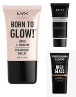 NYX Primer Set: Born to Glow, Studio Perfect, High Glass