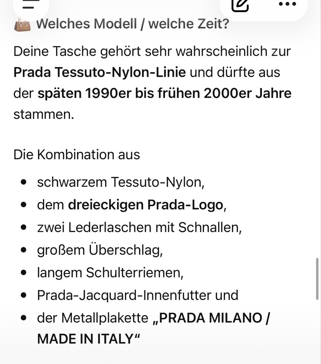 Prada Taschen für Damen: Vintage Prada Tasche Nylon Schwarz  – Gebraucht aus Nürensdorf von MXFOX 5