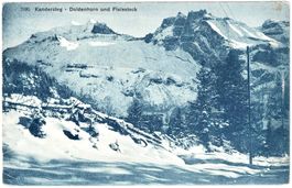 KANDERSTEG - Doldenhorn & fisistock (im Schnee) ca. 1915 (BE
