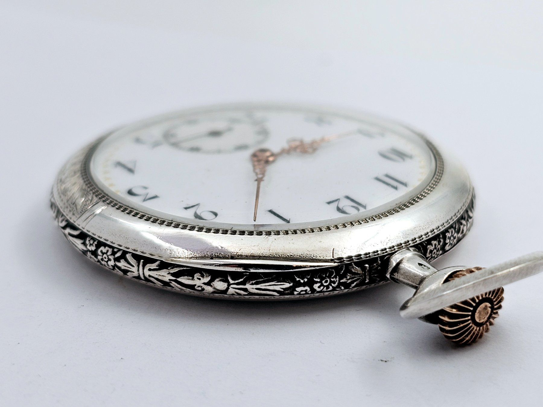 Orologi: Antike Taschenuhr 875 Silber – Usato da Bassersdorf venduto da AnkerWatch 6
