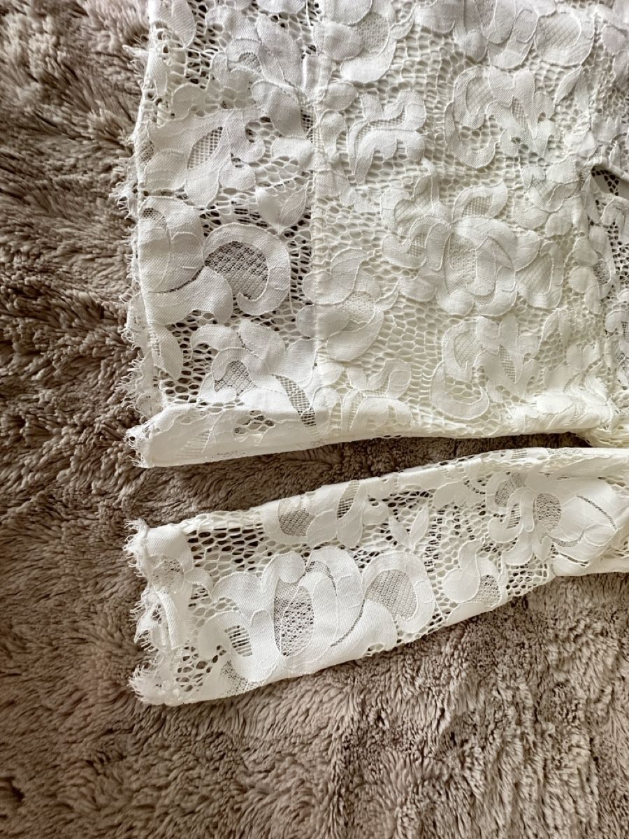 Blusen: SAYLOR Spitzenbluse, weiss, Gr. S – Gebraucht aus Jonen von dibbern 5