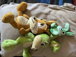 Plüschtiere Hasen Set drei Stück