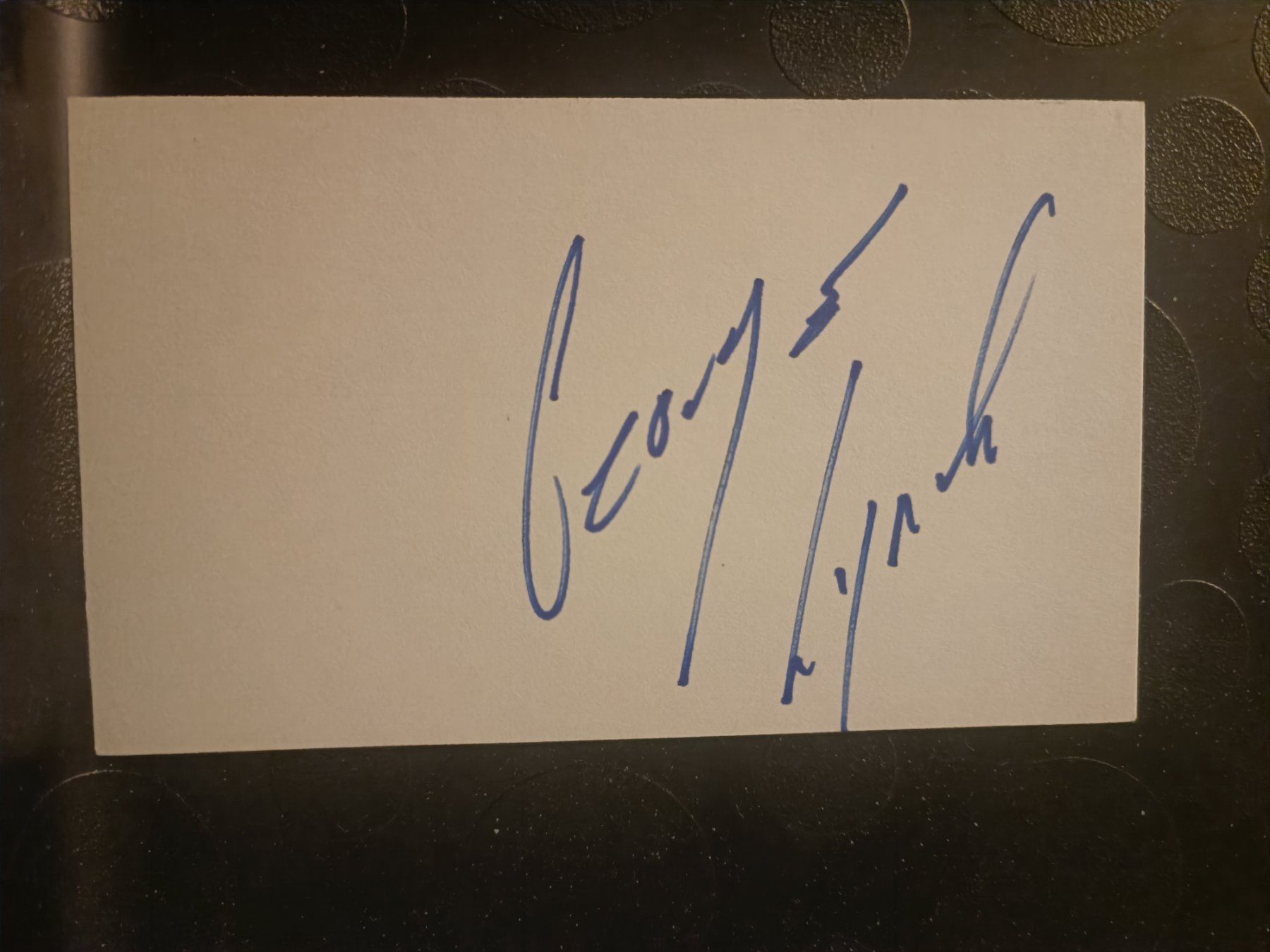 Autografi: George Lynch - Dokken - handsigniert – Usato da Menziken venduto da Artographs