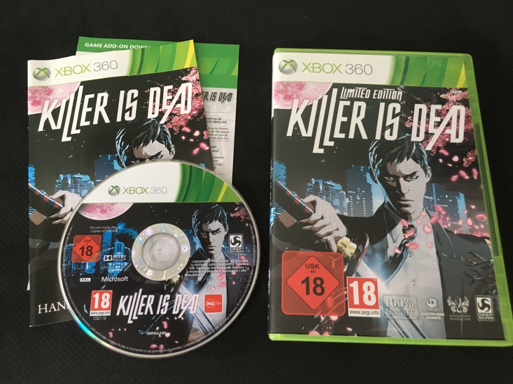Microsoft Spiele: Killer is Dead für Xbox 360 – Gebraucht aus St.Gallen von sjosjo