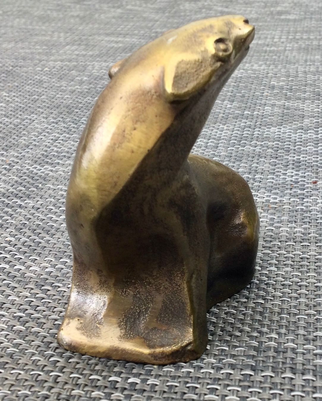 Bag Turgi Statuette: Bronzefigur Otter, Bag Turgi – Usato da Schönenberg ZH venduto da anpfi 3