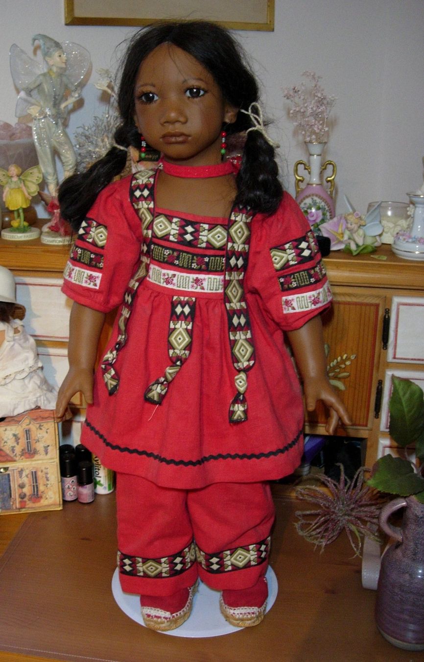 Annette Himstedt Bambole: PANCHITA - Annette Himstedt Puppe – Usato da Basel venduto da Grbina64