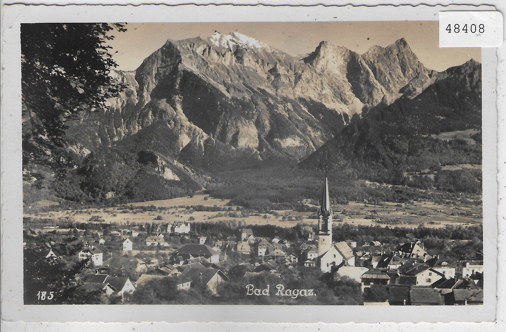 Cartoline postali: Bad Ragaz - Generalansicht – Usato da Ettingen venduto da Kartenplanet