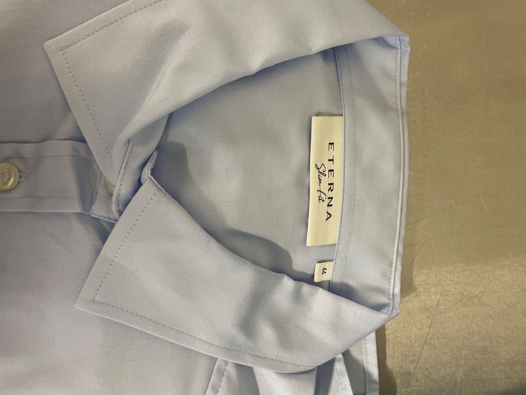 Eterna Camicie: Herrenhemd Business Hemd gr 44 hellblau – Nuovo (secondo la descrizione) da Zürich venduto da robbe85