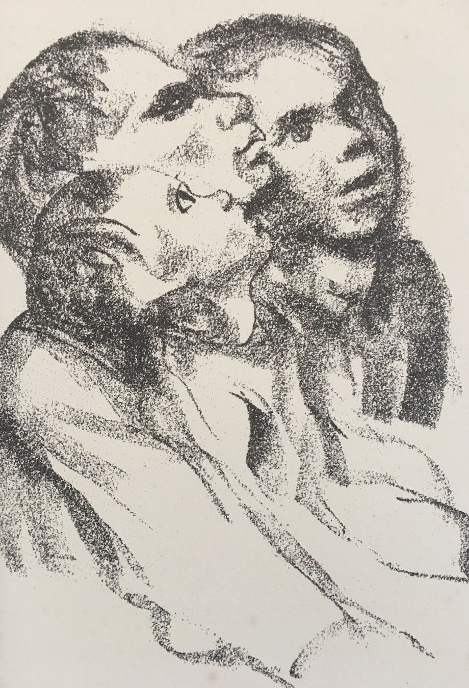Grafica & Litografie: Käthe Kollwitz    "Zuhörende"  ZINK- oder STRICHÄTZUNG – Usato da Nennigkofen venduto da juhit