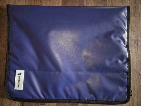 Swisscom Laptoptasche Blau gepolstert