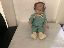 ANTIKE PUPPE JUNGE UM 1930