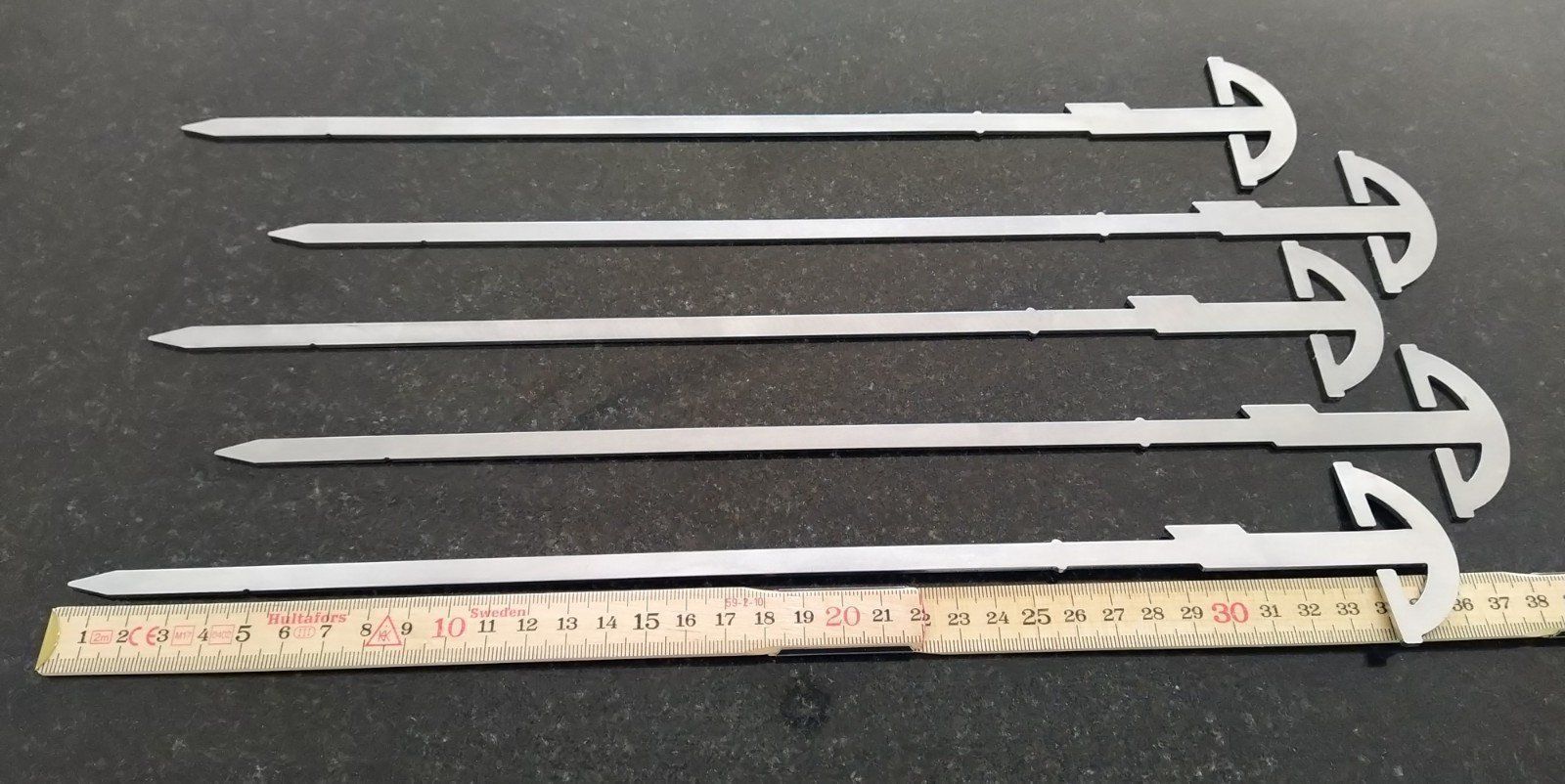 Griglie: 5 Grill Spiess Edelstahl – Nuovo (secondo la descrizione) da Sempach venduto da DussBe6204 1