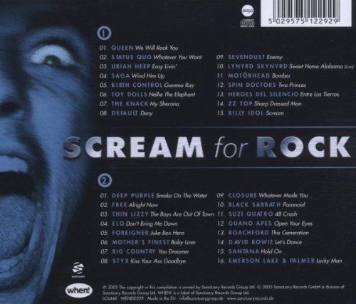 CDs: Diverse: Scream for Rock - 2CD – Neu (gemäss Beschreibung) aus Steinhausen von Vilivinili 1