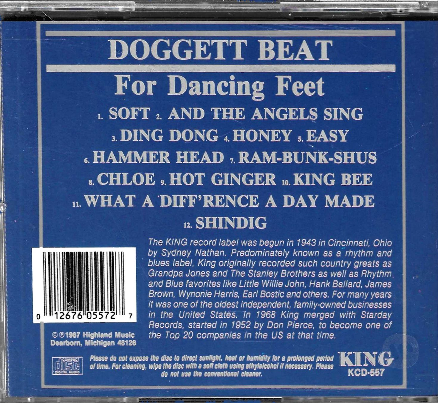 CD: Doggett Beat - For Dancing Feet – Usato da Savagnier venduto da Ne2065 1