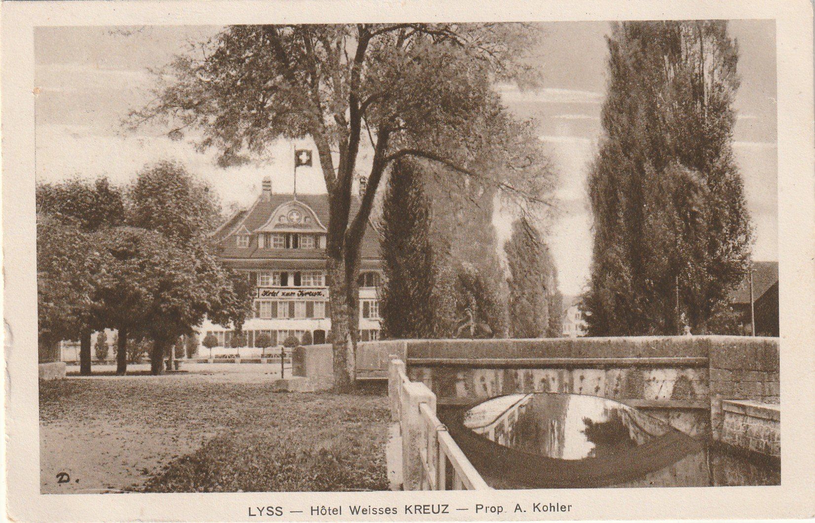 Cartoline postali: Lyss Hotel Weisses Kreuz – Usato da Rorschacherberg venduto da fratovi2