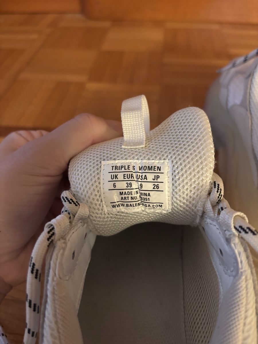 Balenciaga Scarpe da uomo: Balenciaga Triple S – Usato da Malters venduto da vivalilac 4