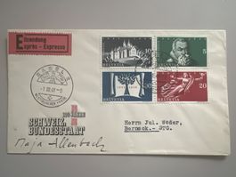 1948 100J. Schw. Bundesstaat Express Satz Brief Nr. 281-84