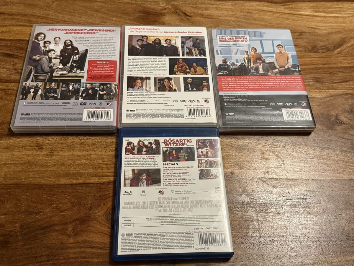 Tutti i DVDs: Silicon Valley Staffel 1-4 – Usato da Schaffhausen venduto da Annafeil 1