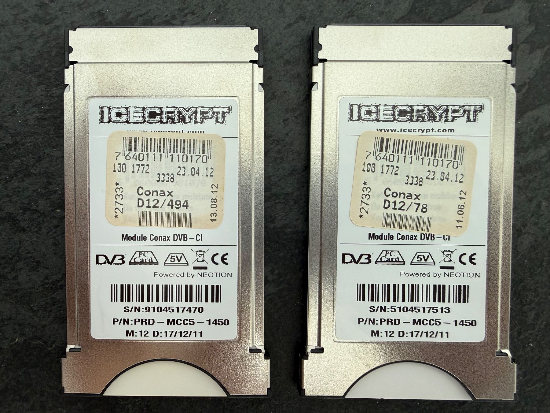 Module und Funcards: 2 Stk. conax ICECRYPT Entschlüsselungs Module – Gebraucht aus Stetten SH von Urlaub 1