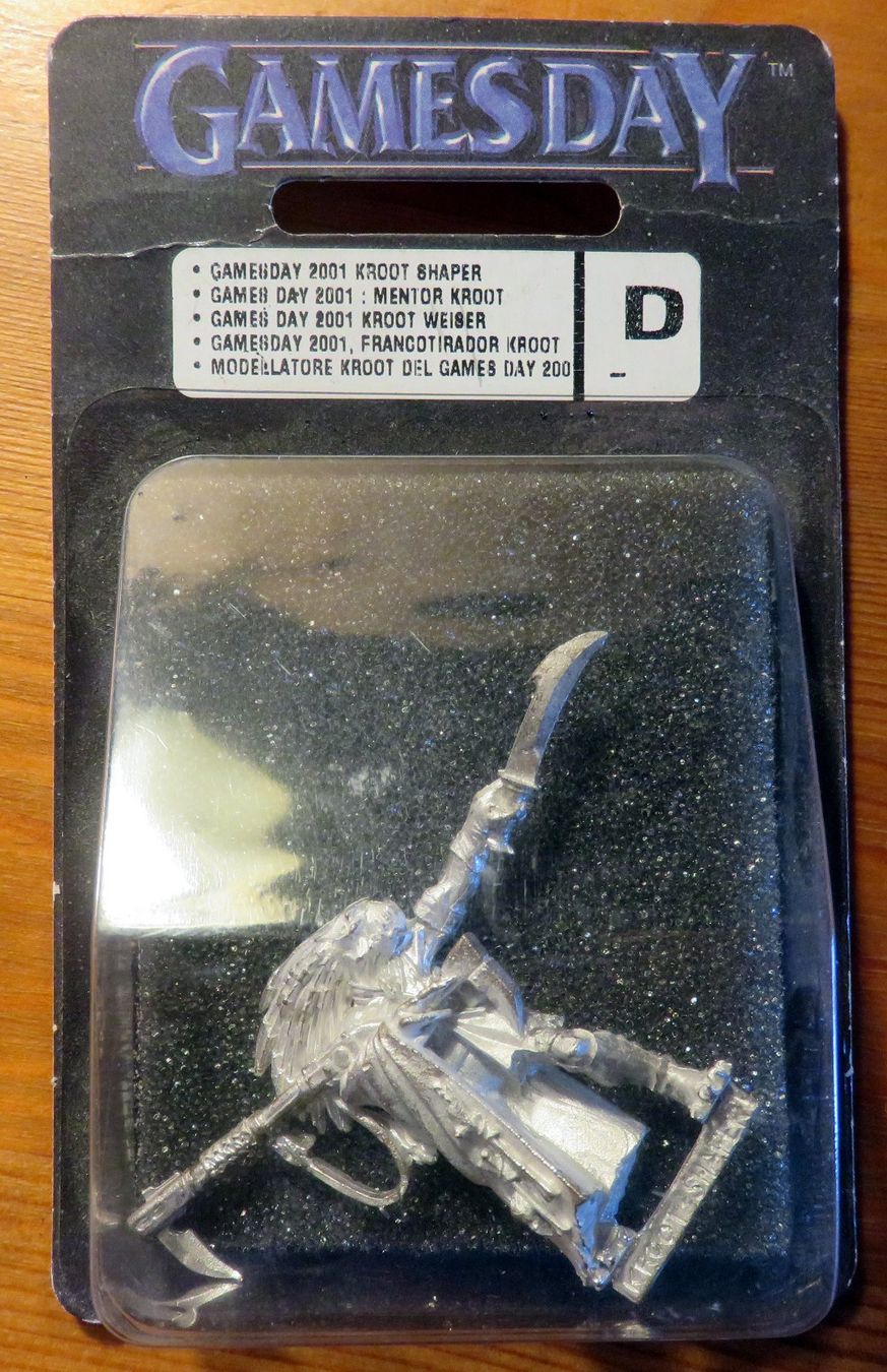 Giochi: Warhammer 40k Games Day 2001 Kroot Shaper – Nuovo e nell'imballaggio originale da Hinwil venduto da Koyuko